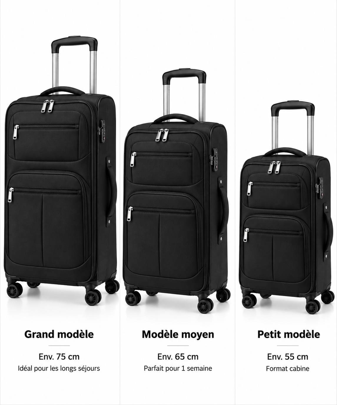 Valise (petit, moyen, grand modèle)