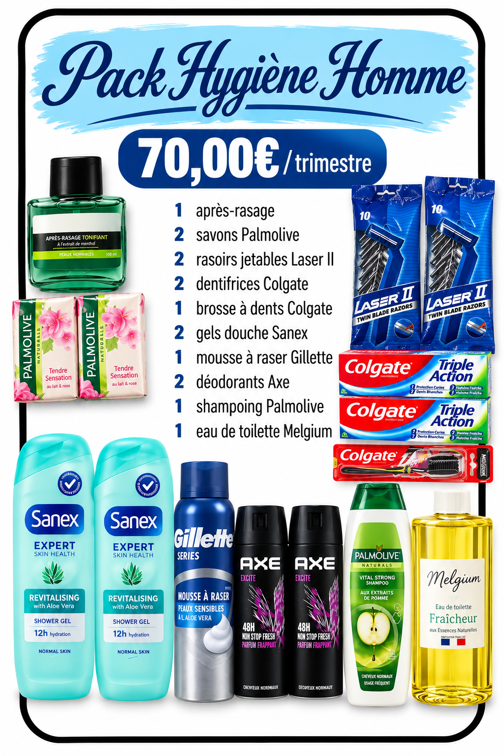 Pack Homme|(trimestre)