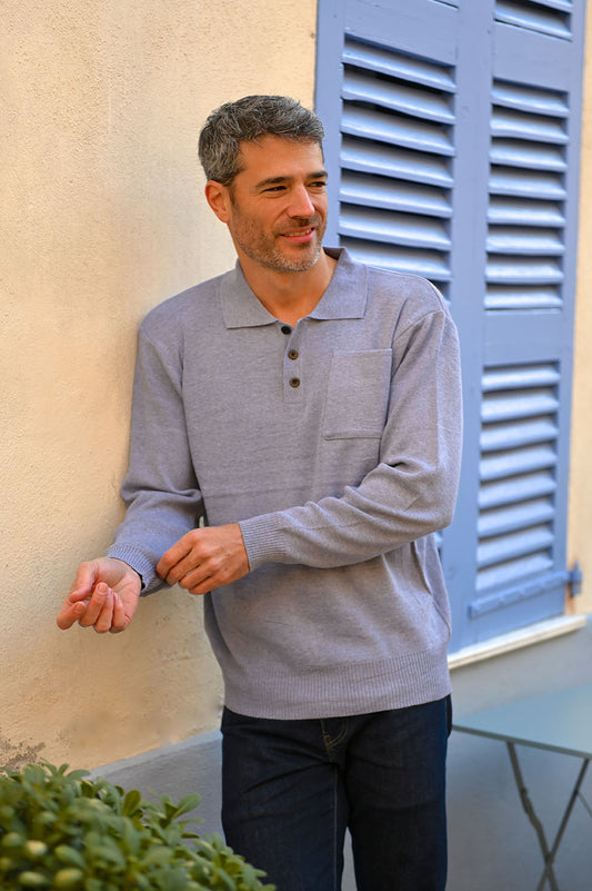 Polo manches longues Didier