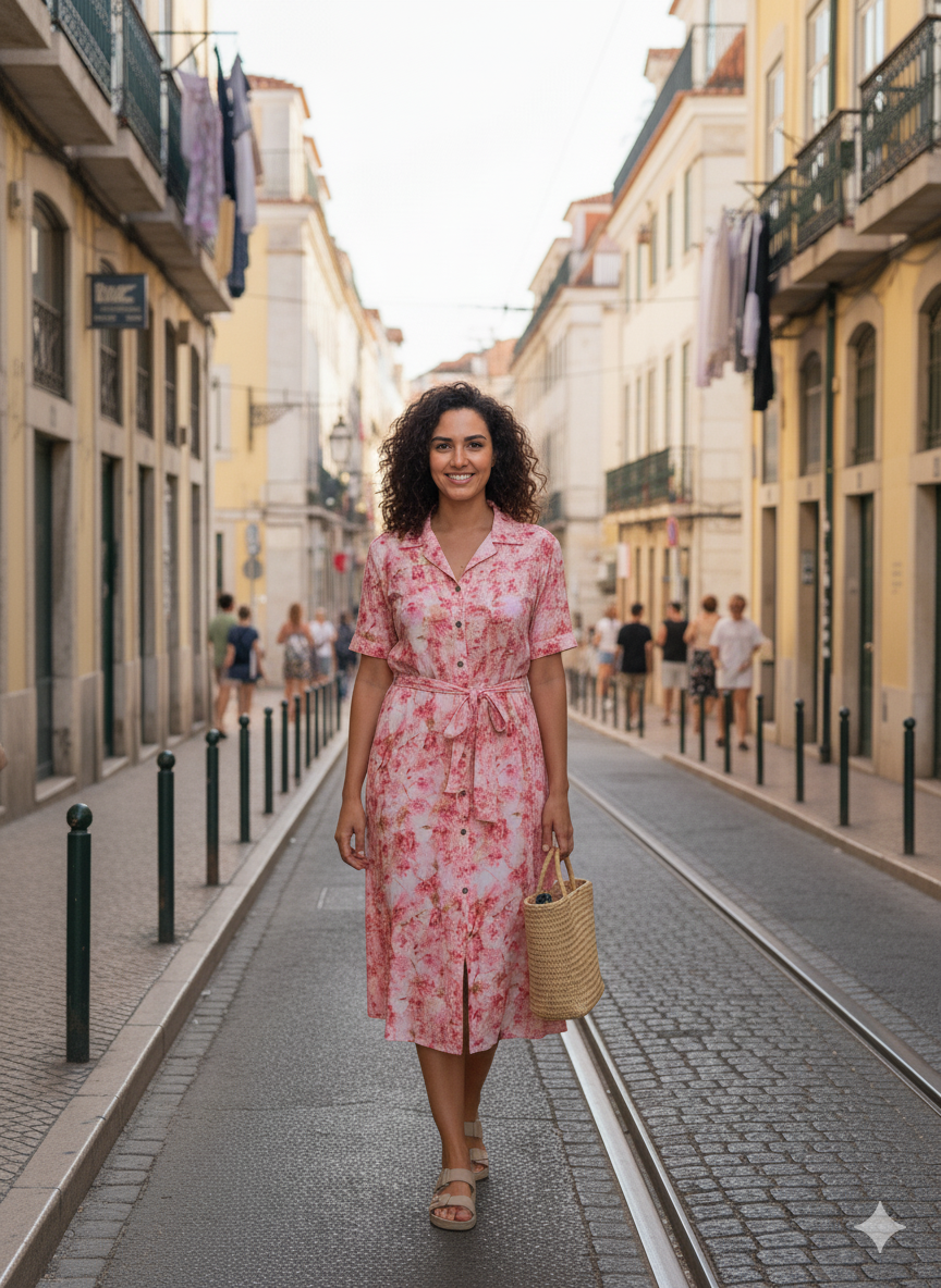Robe Chantal (manches courtes)