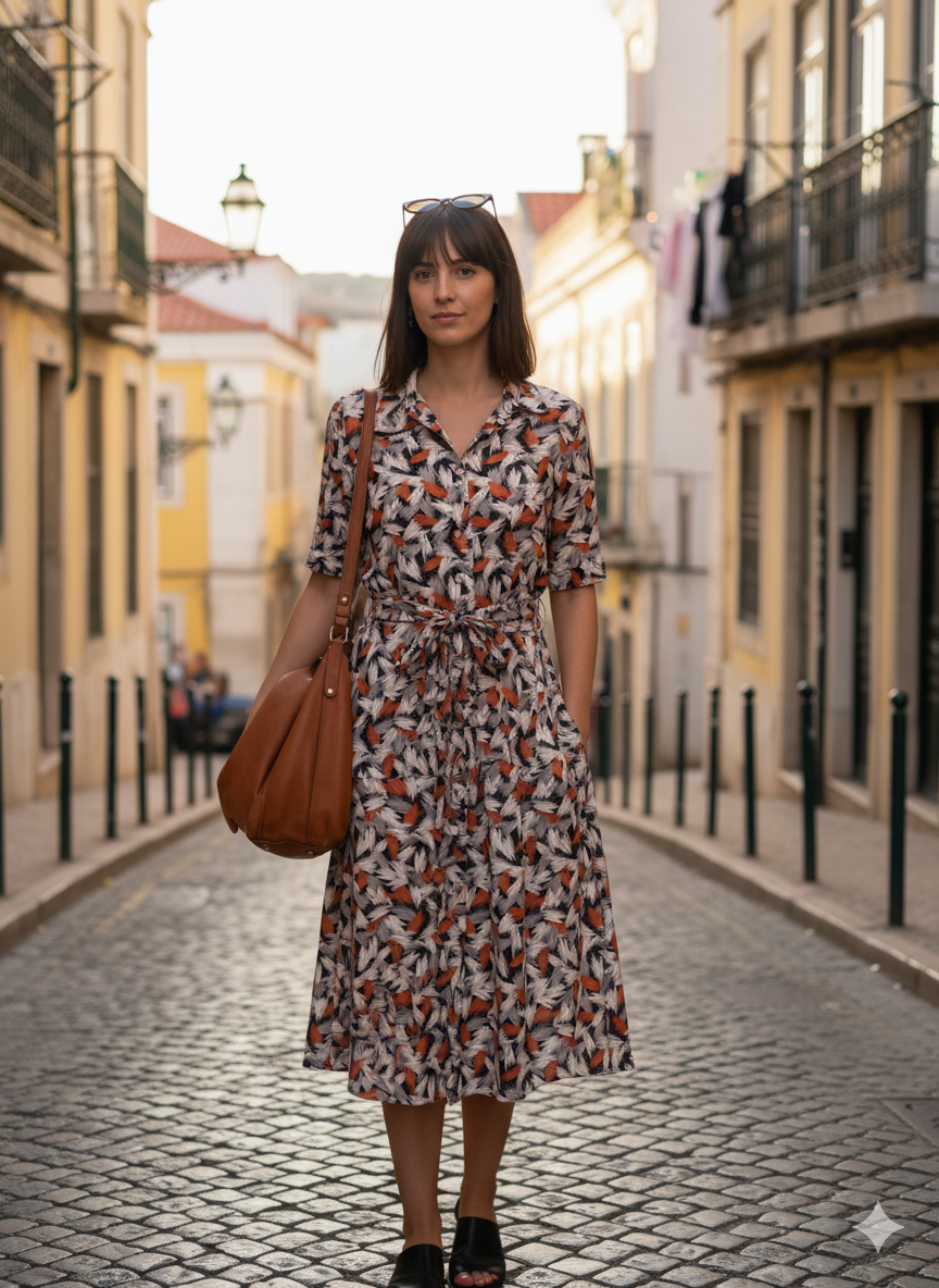 Robe Chantal (manches courtes)