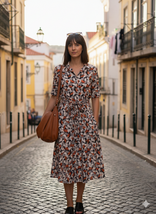 Robe Chantal (manches courtes)