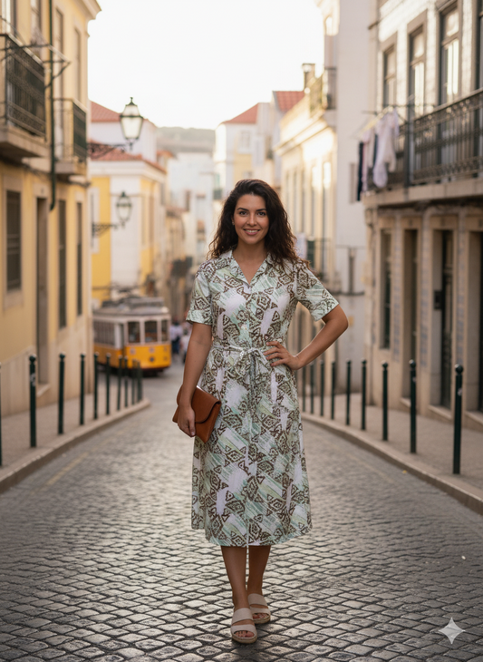 Robe Chantal (manches courtes)