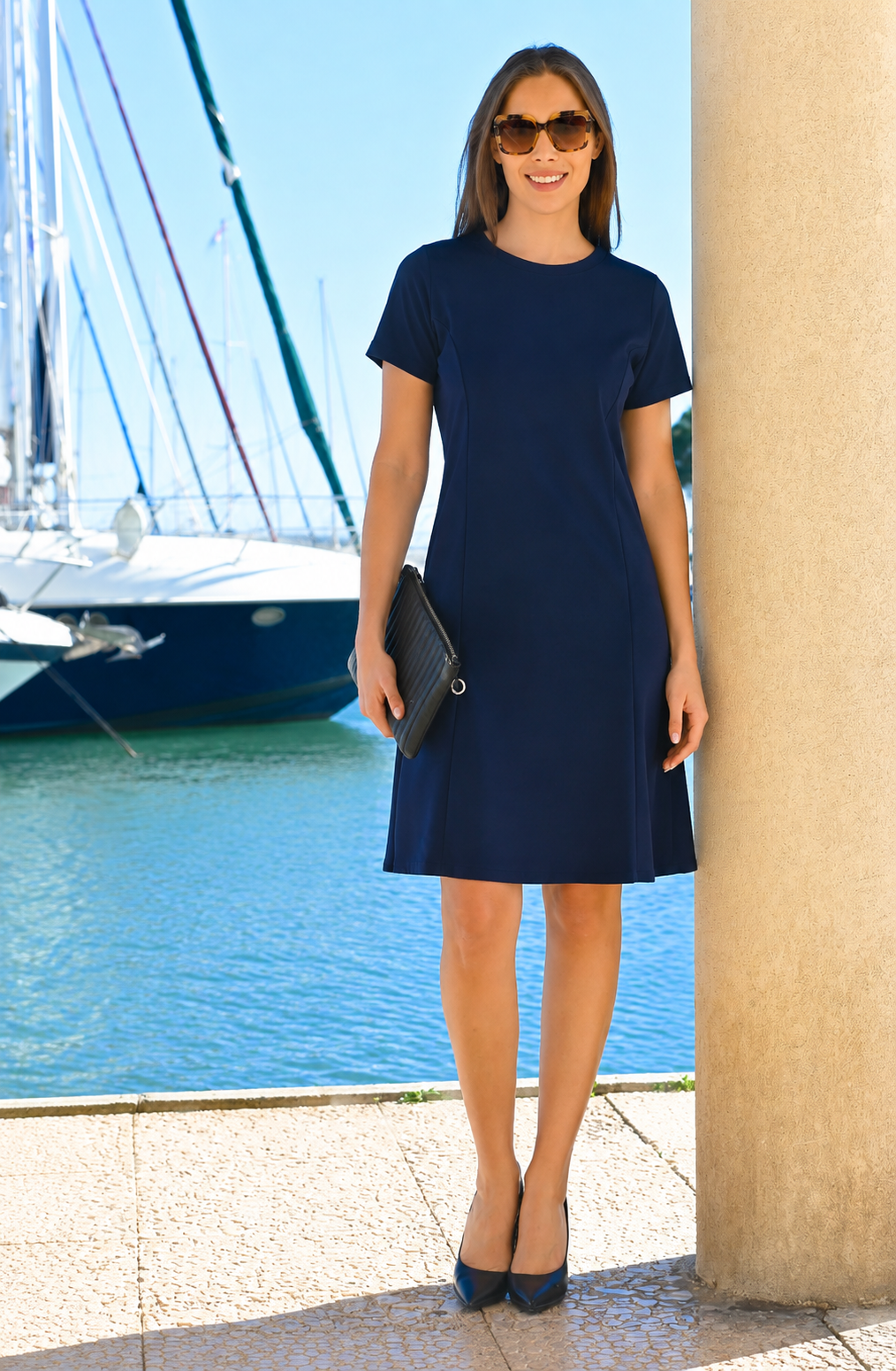 Robe Carlie Médicalisée ( manches longues/manches courtes)
