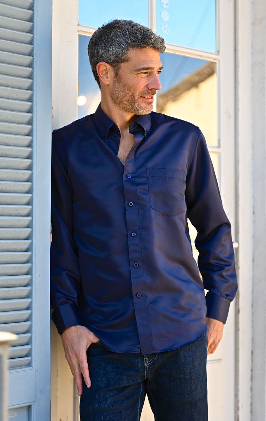 Chemise manches longues David