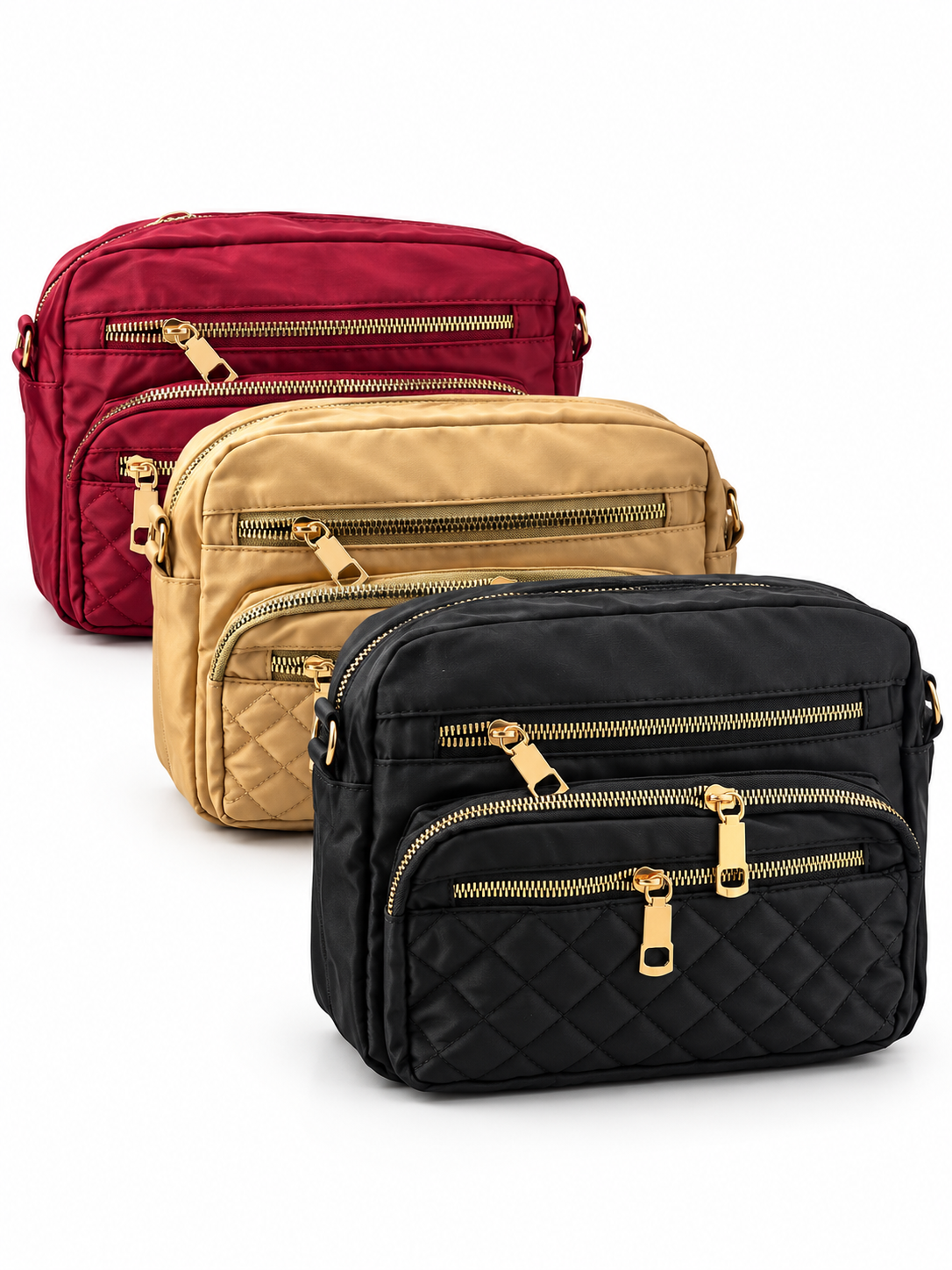 Sac Bandoulière |Matelassé Multipoches