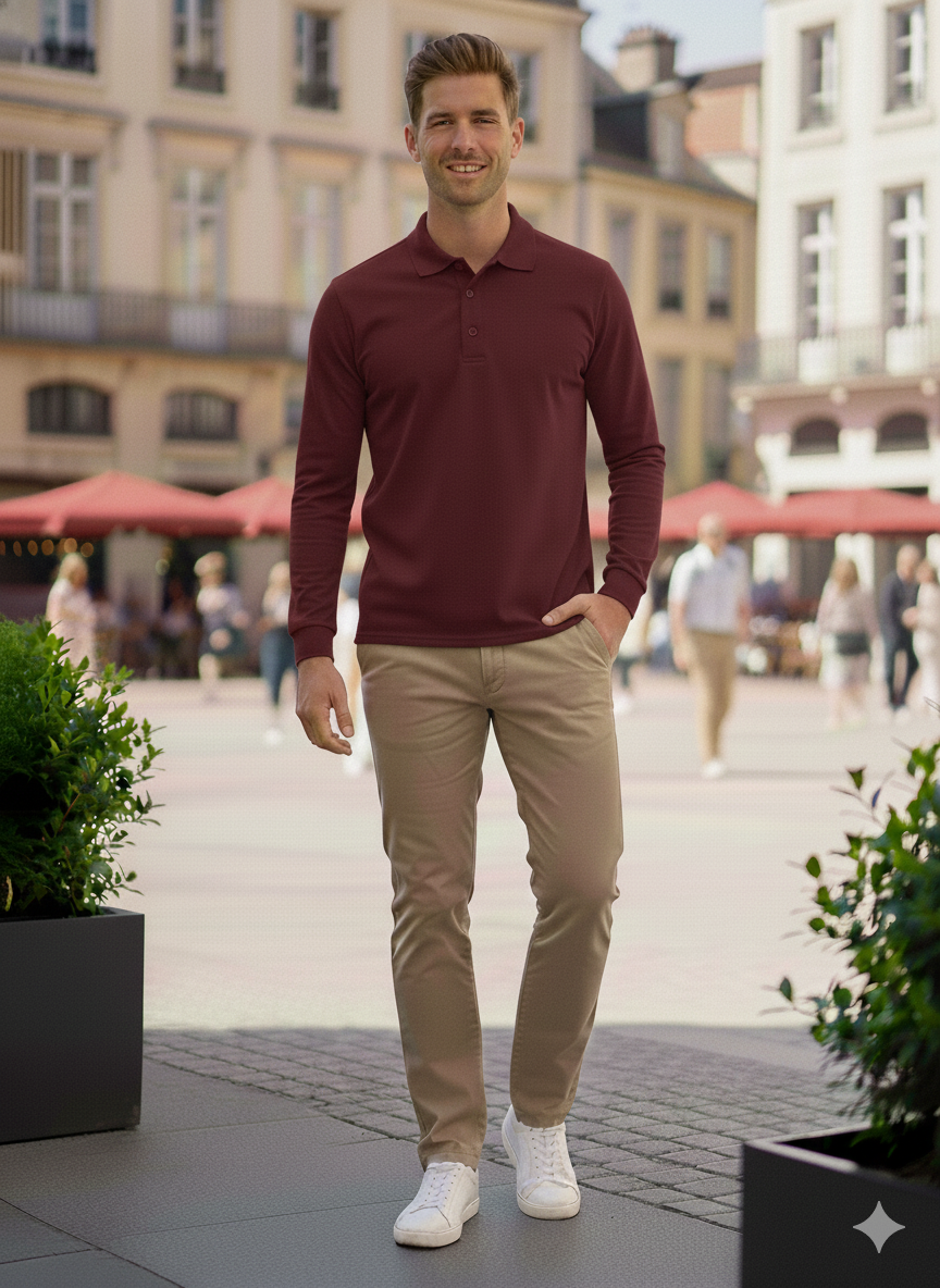 Polo manches longues (Tom)