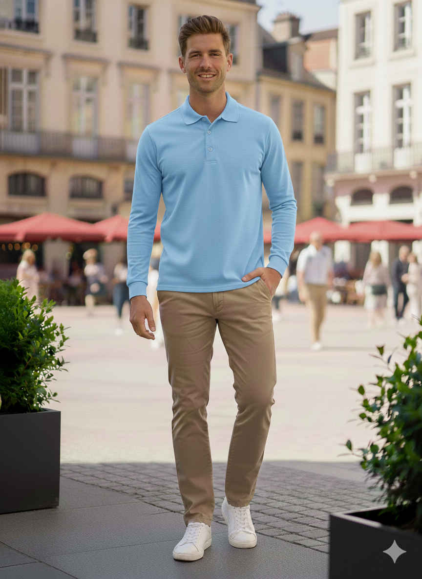 Polo manches longues (Tom)