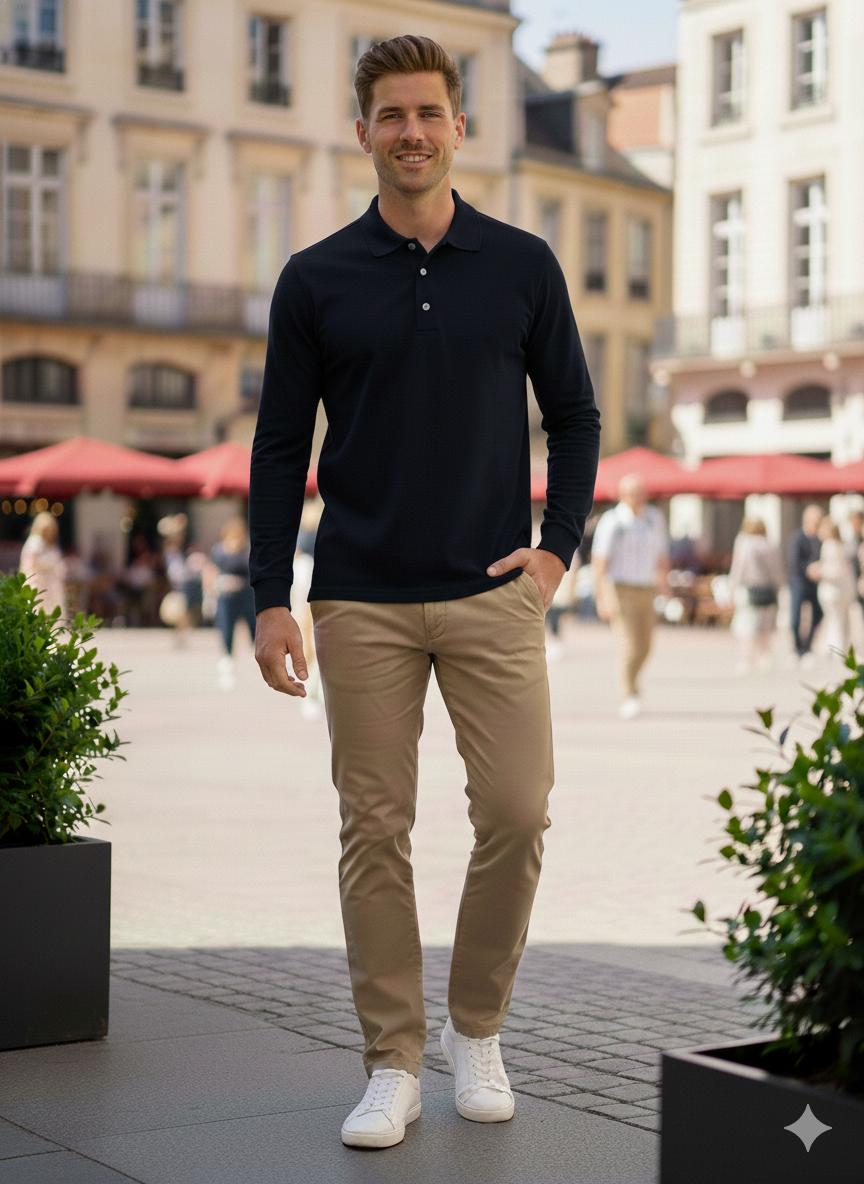 Polo manches longues (Tom)